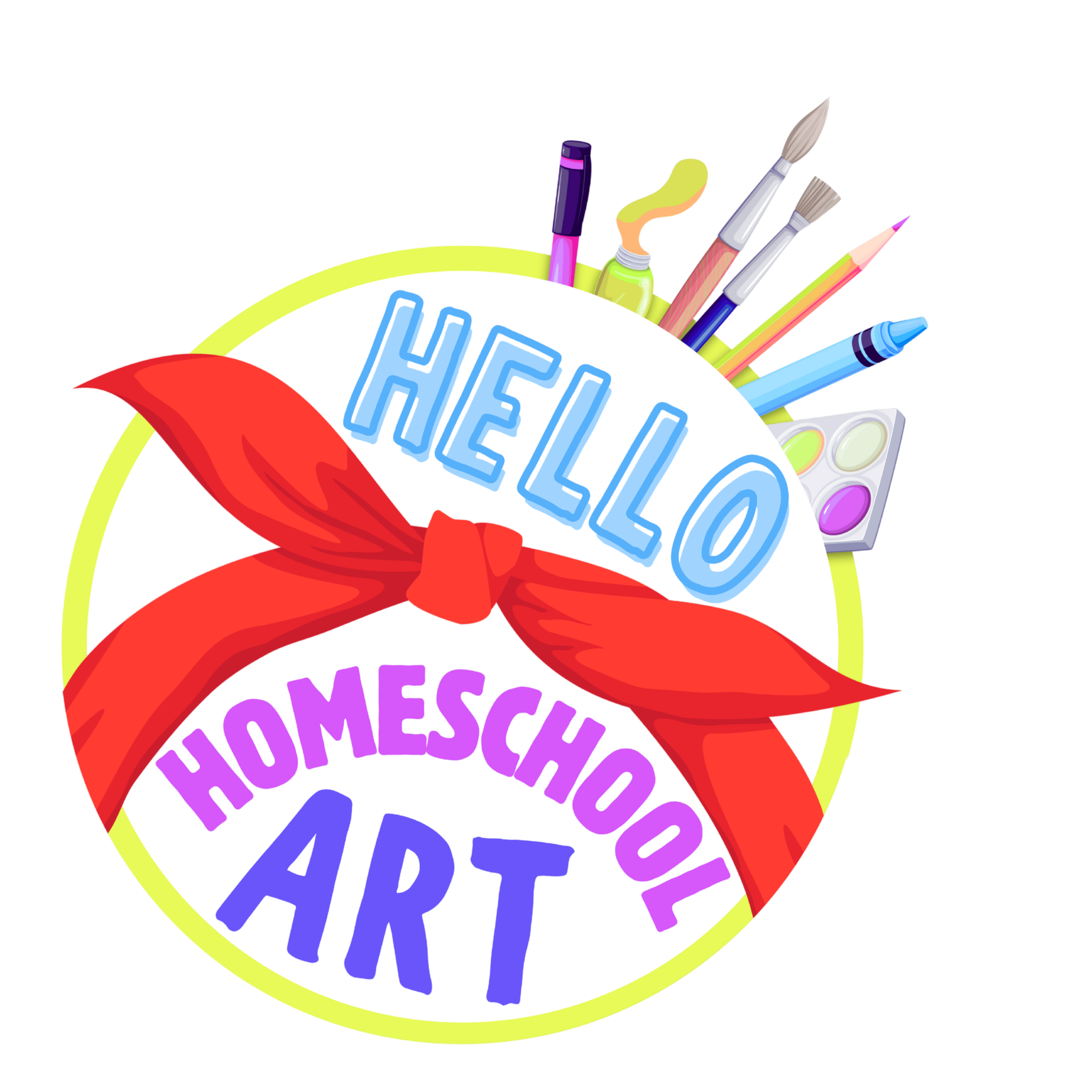 Hello Homeschool Art logo