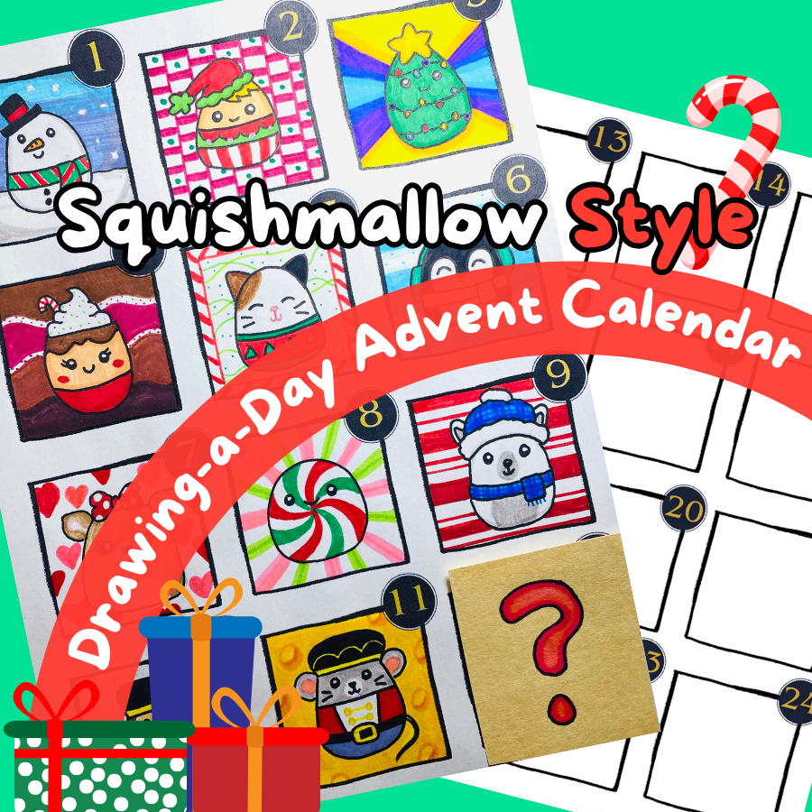 Drawing Squishmallow Advent Calendar